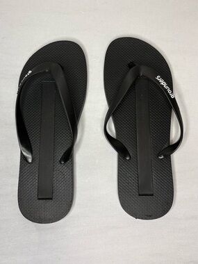 Black Grounders Flip Flop Sandals